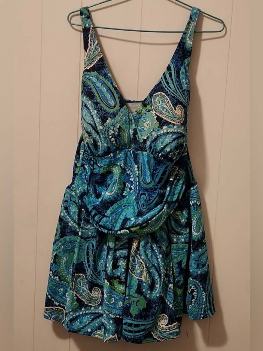 Paisley Print One Piece Swimsuit NWOT